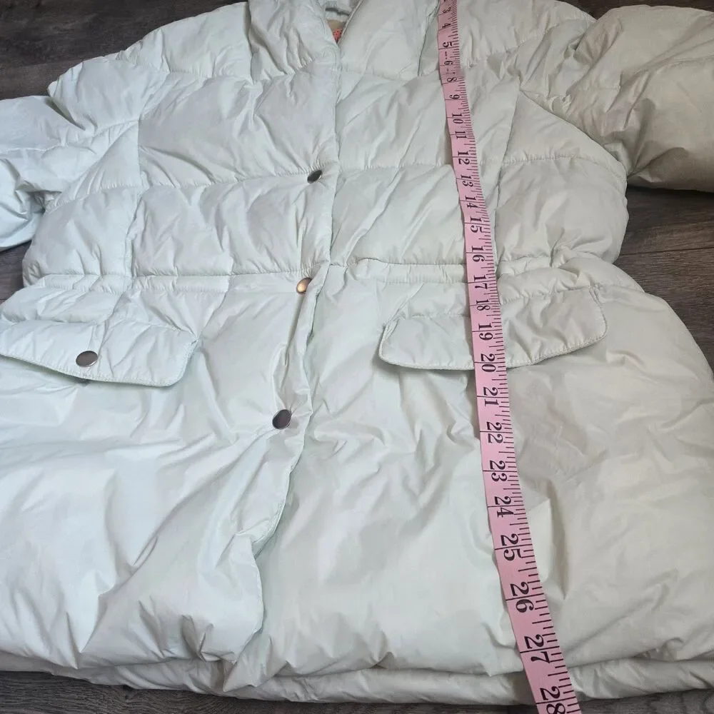 J.Crew Signature Puffer Jacket Women Small S Mint Green Primaloft Insulated Coat